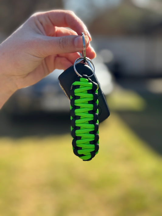 GREEN BLACK KEY CHAIN