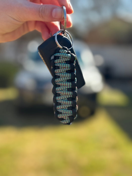 BLACK TRACK KEY CHAIN